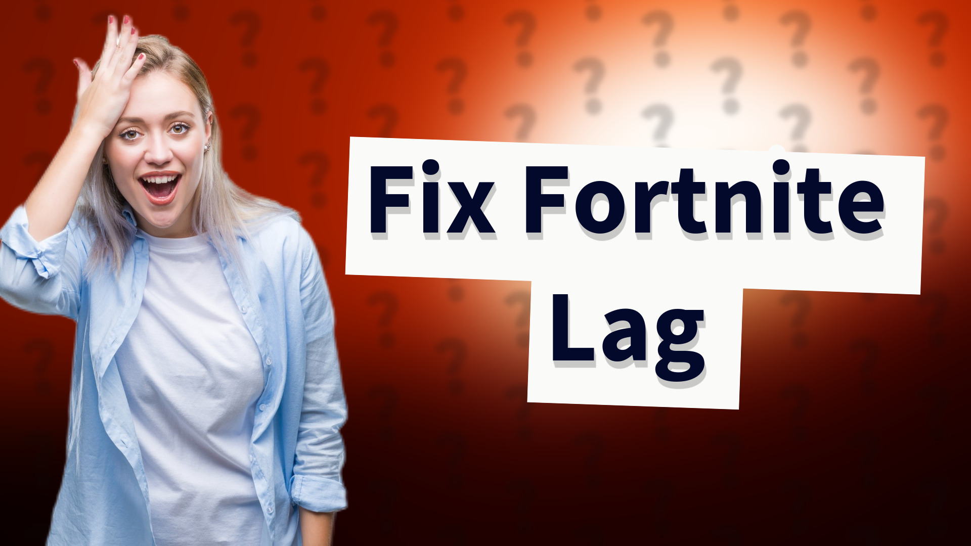 Fix Fortnite Lag