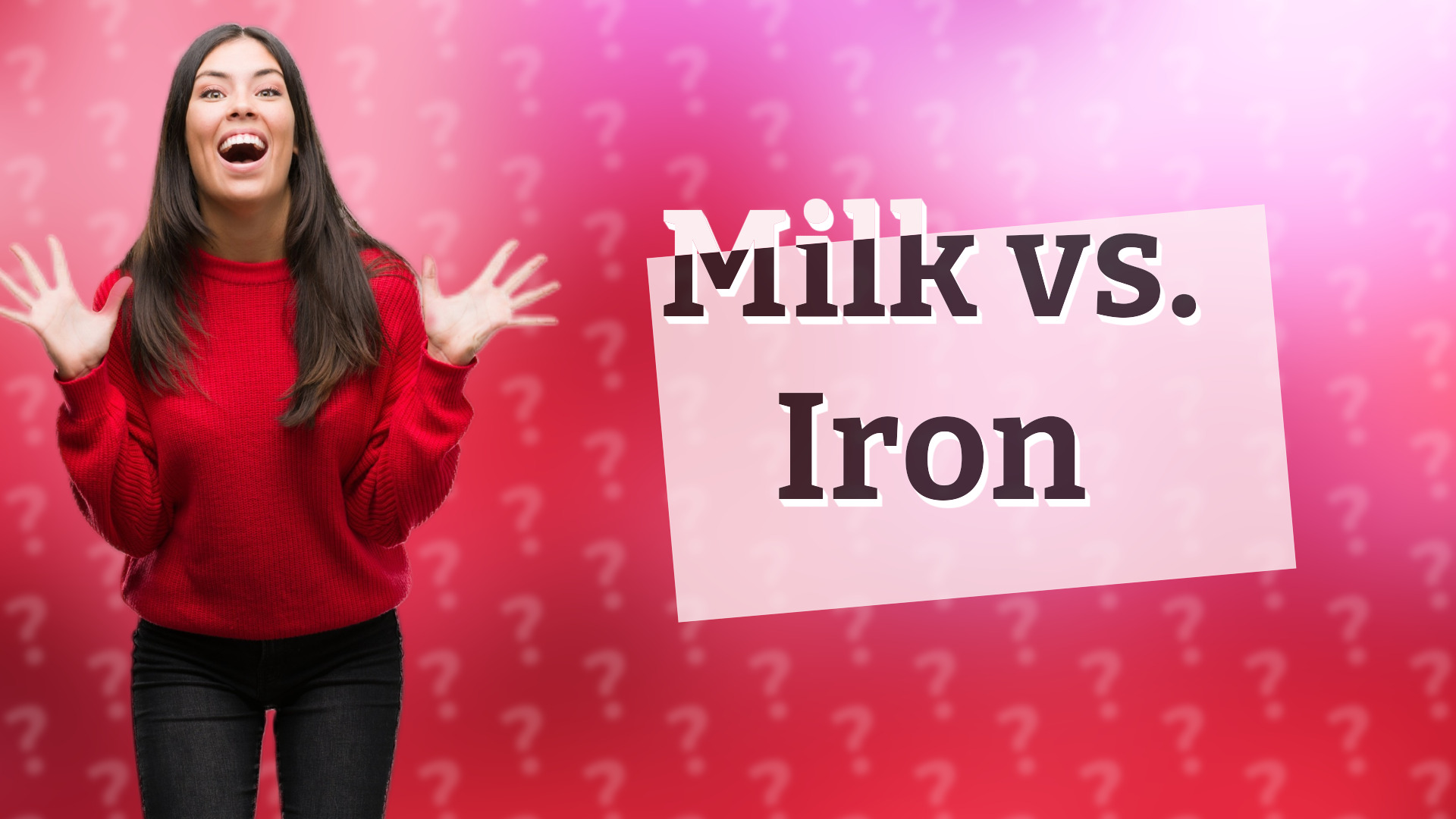Milk vs. Iron