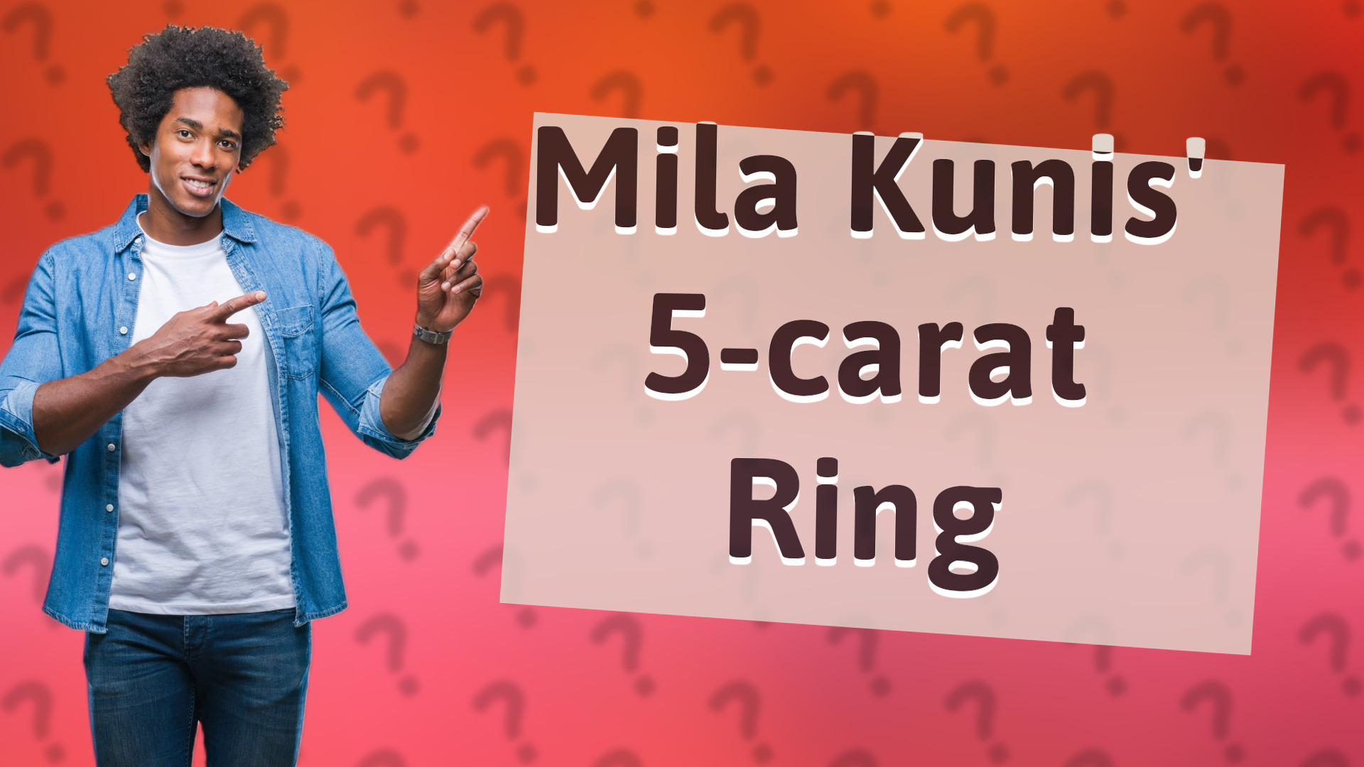 Mila Kunis' 5-carat Ring