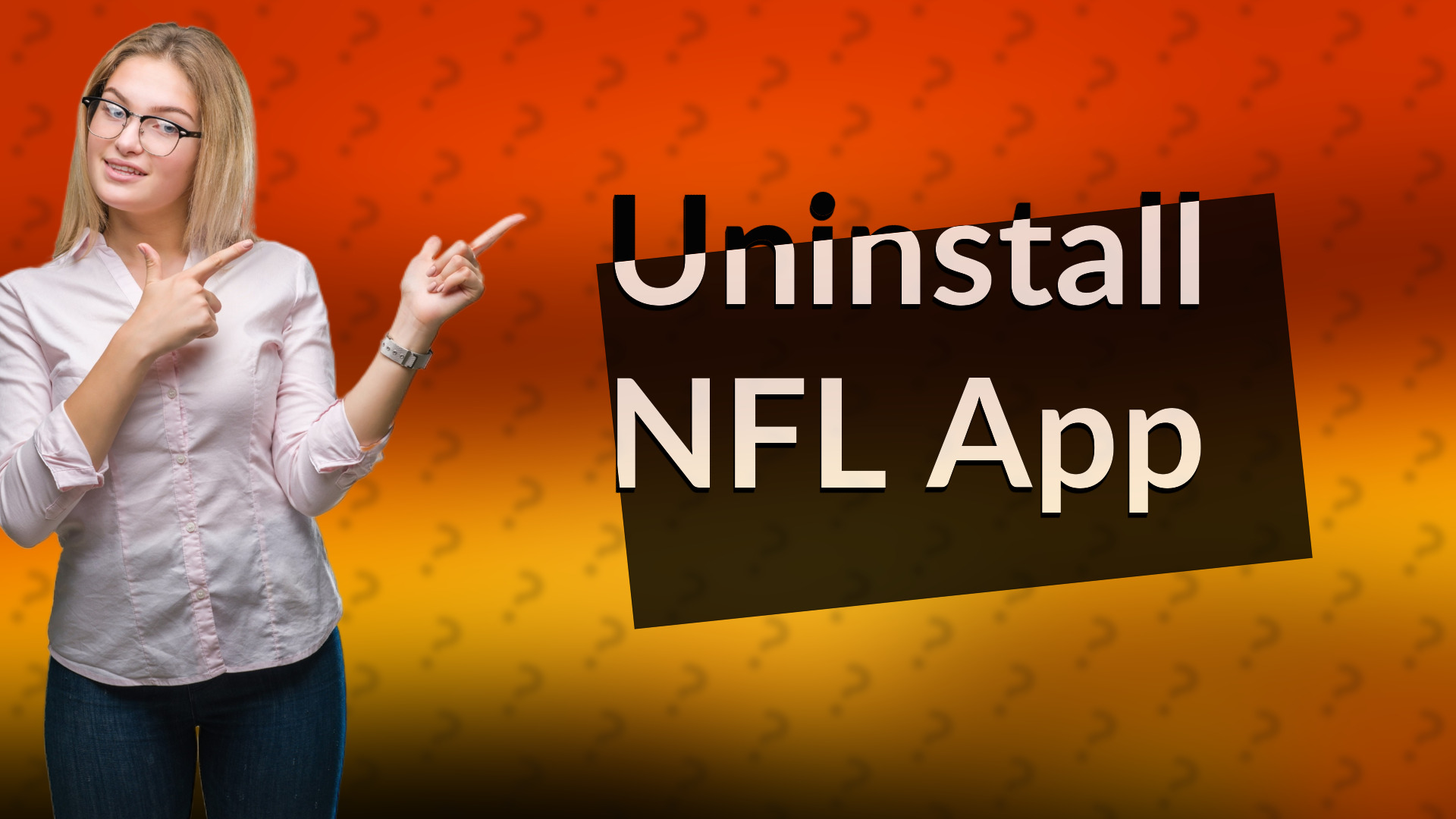 Uninstall NFL App