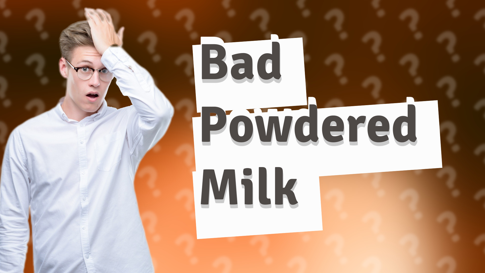 Bad Powdered Milk