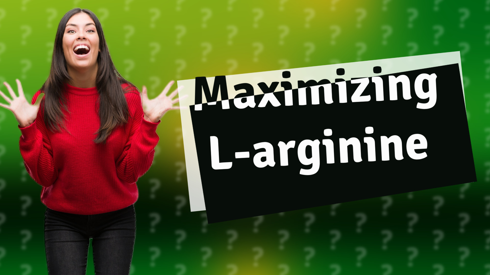 Maximizing L-arginine