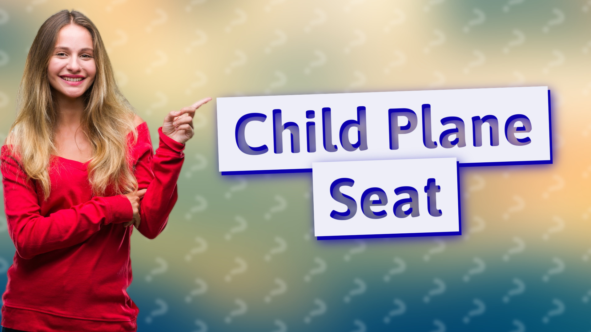 Child Plane Seat