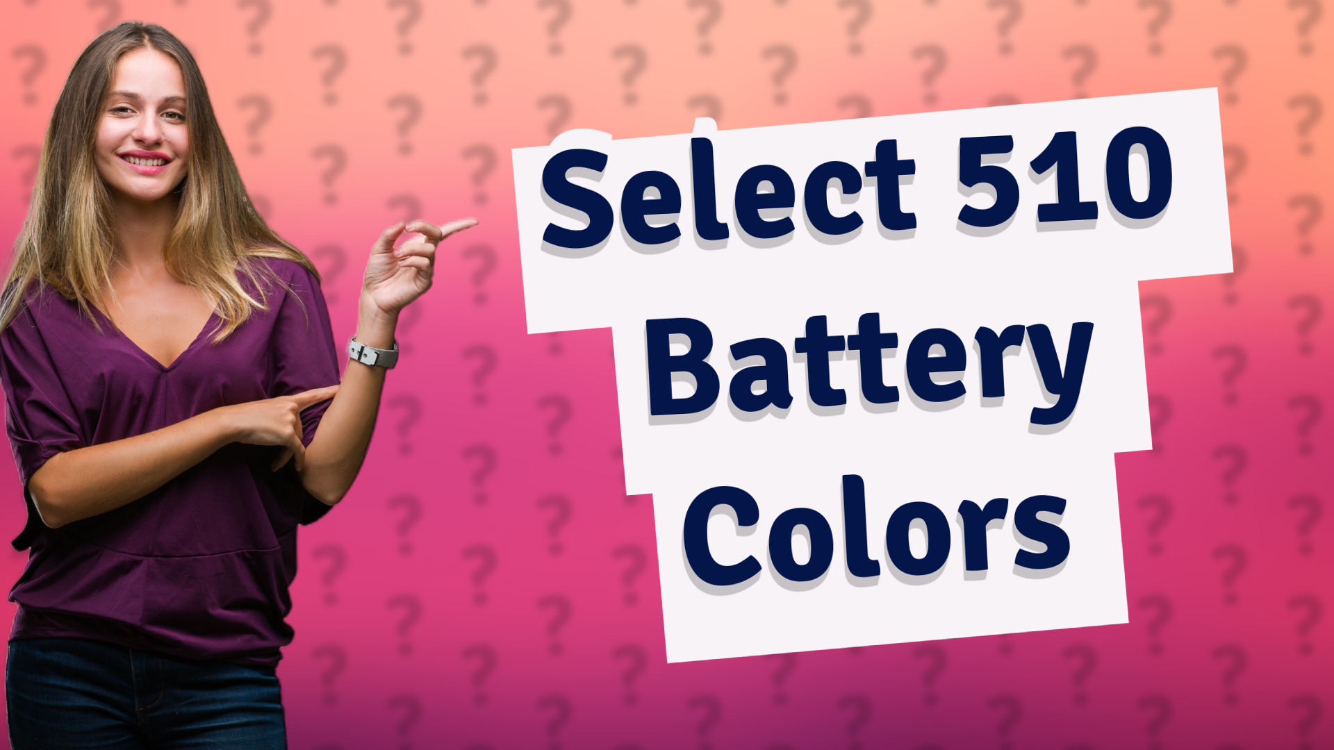 Select 510 Battery Colors