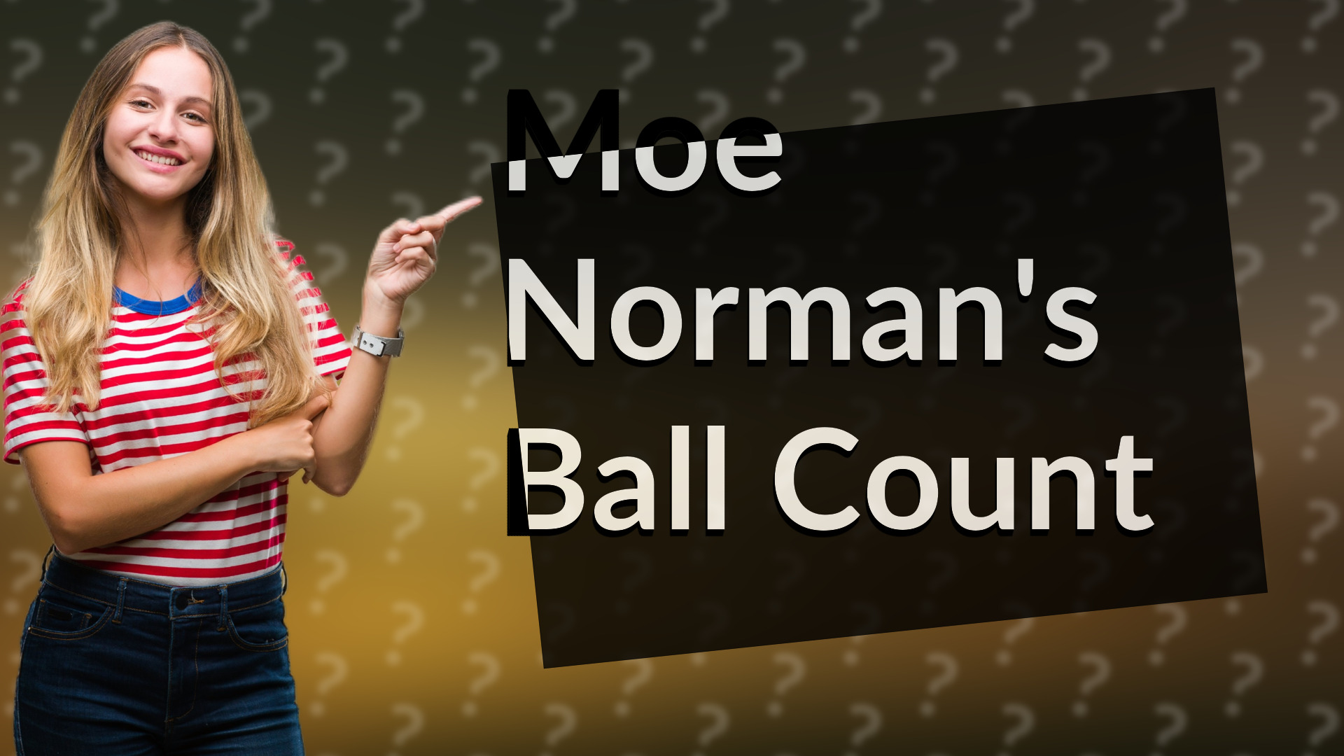 Moe Norman's Ball Count