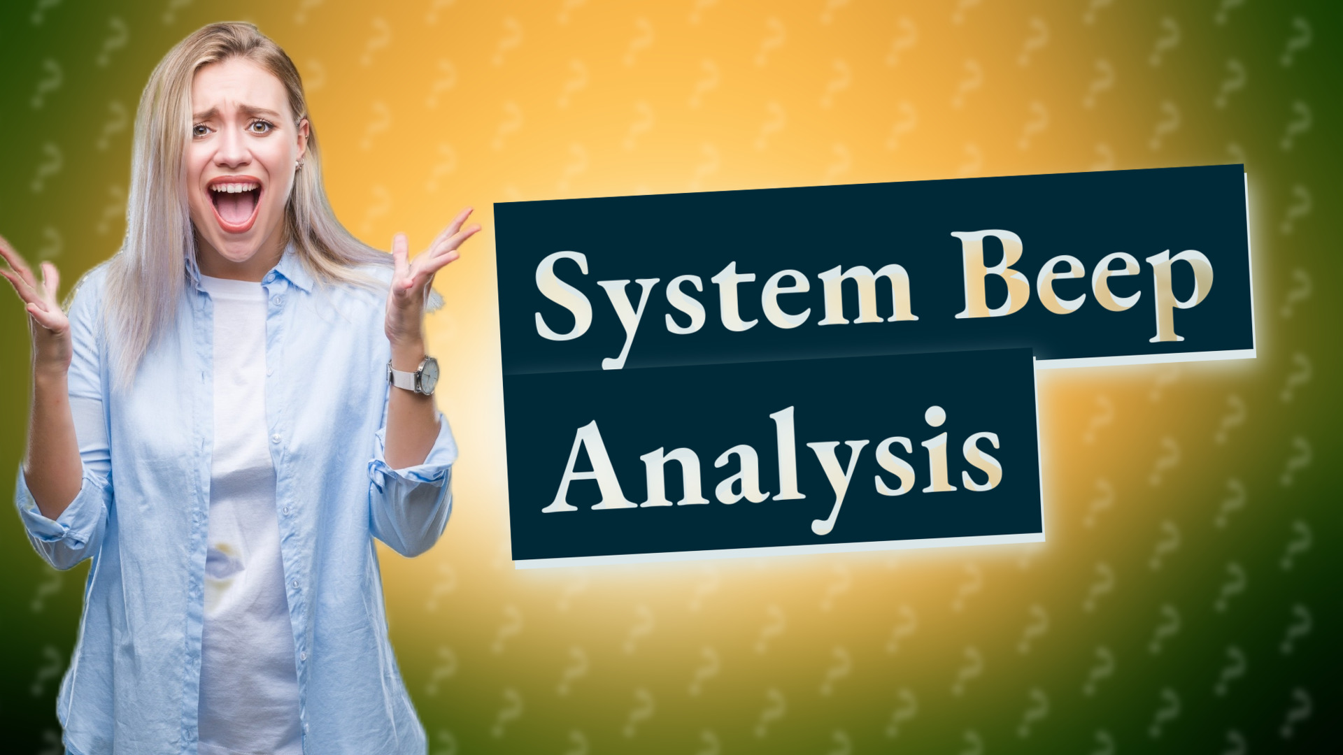 System Beep Analysis