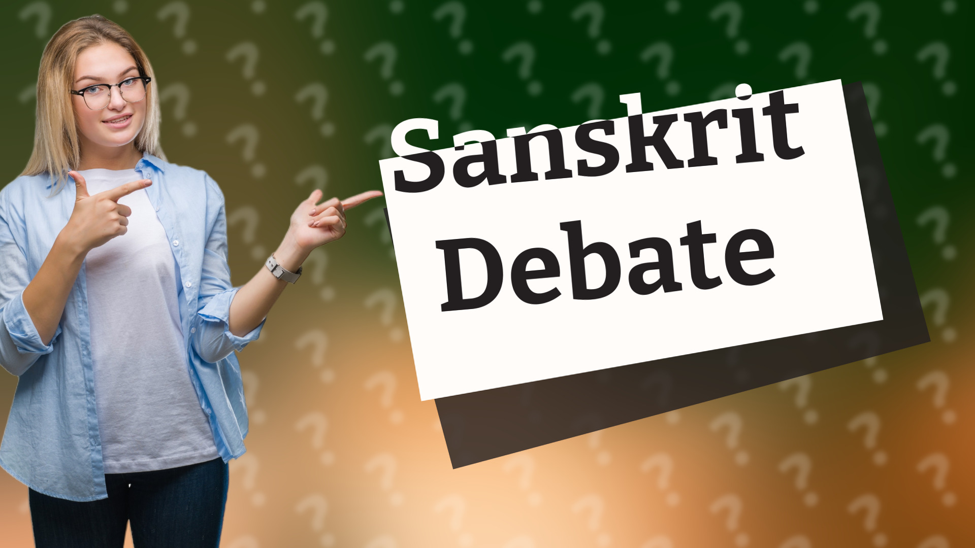 Sanskrit Debate
