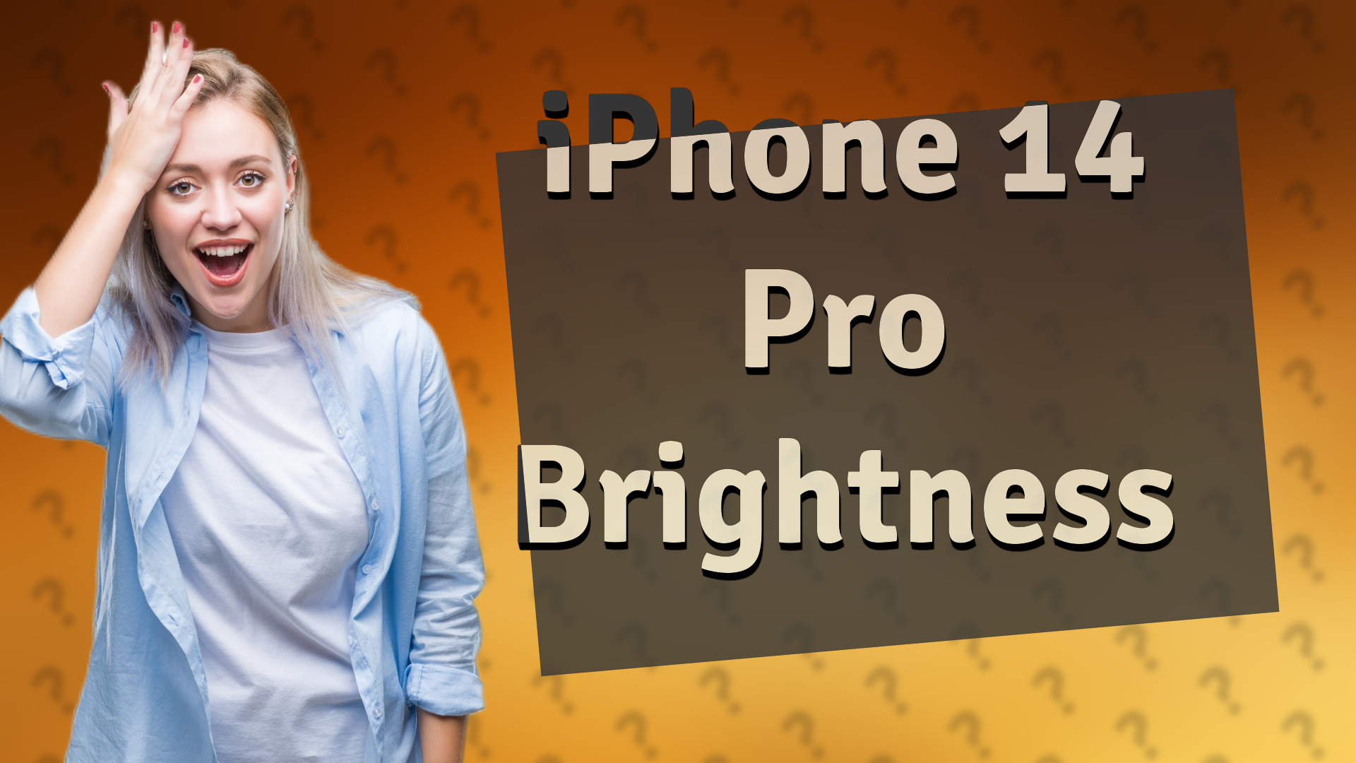 iPhone 14 Pro Brightness