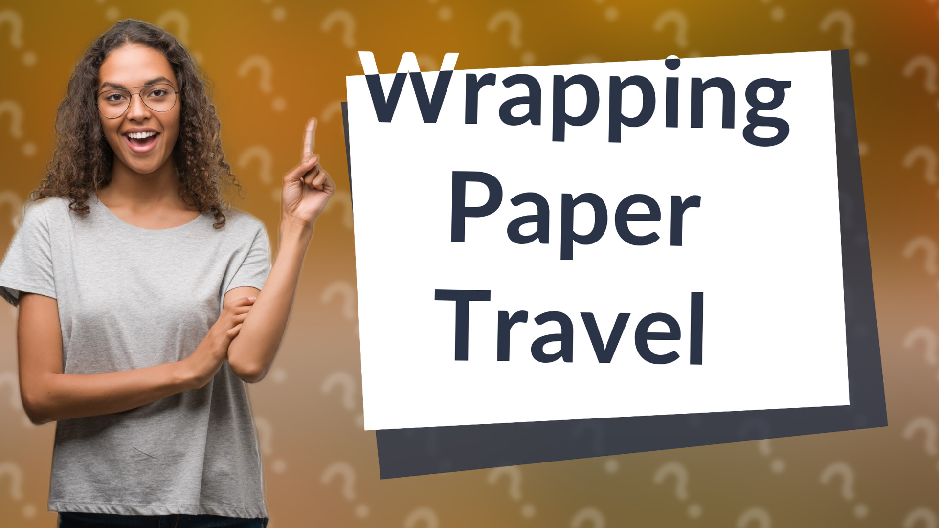 Wrapping Paper Travel