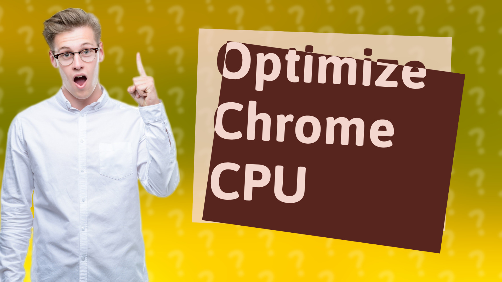 Optimize Chrome CPU