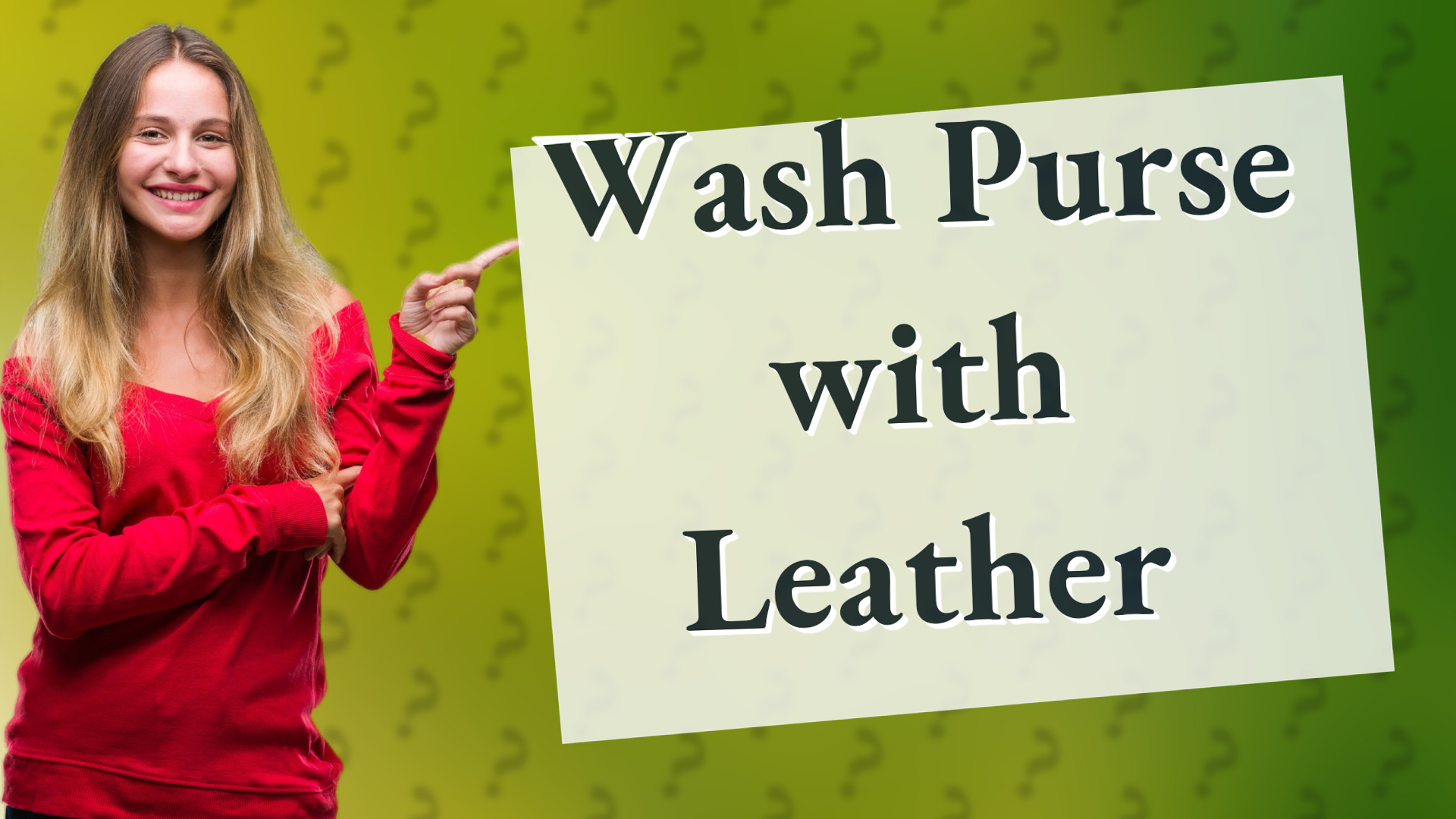 Wash Purse with Leather
