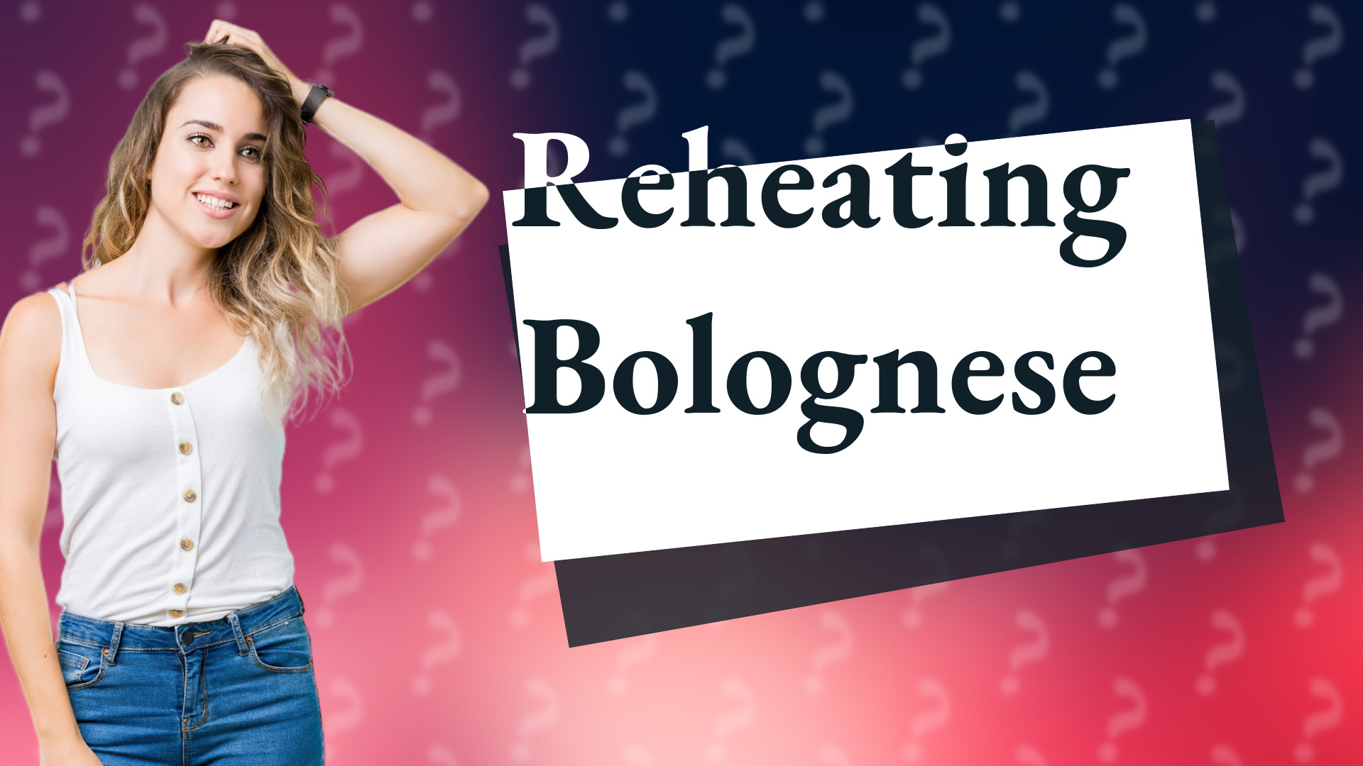 Reheating Bolognese