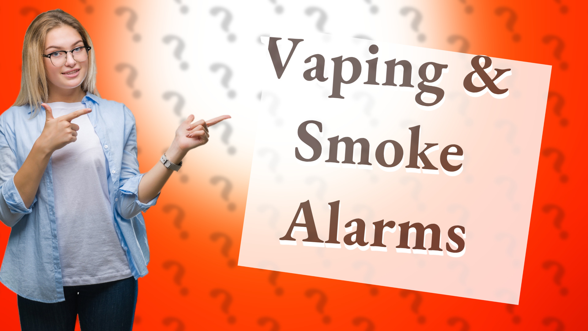 Vaping & Smoke Alarms