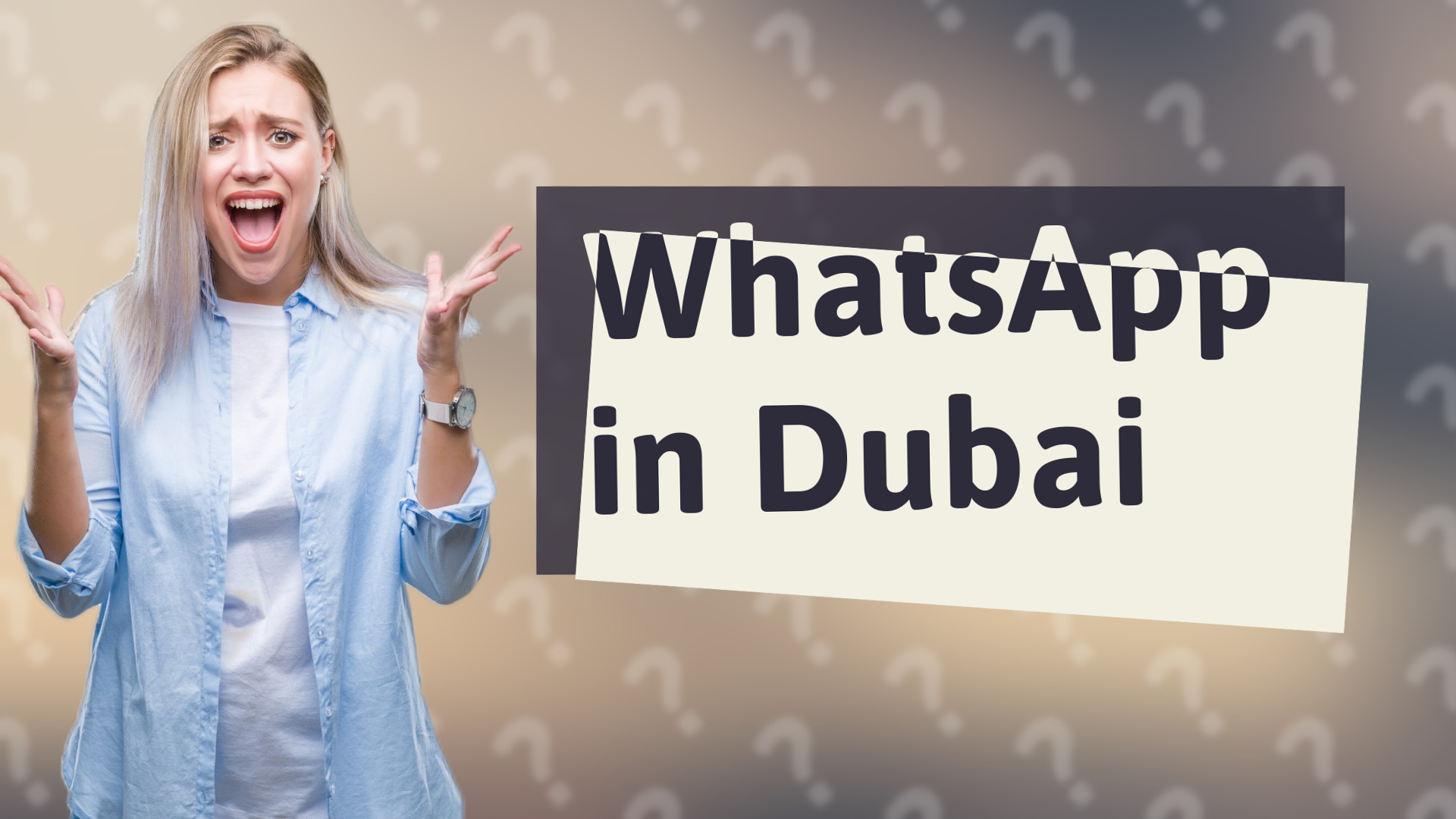 WhatsApp in Dubai
