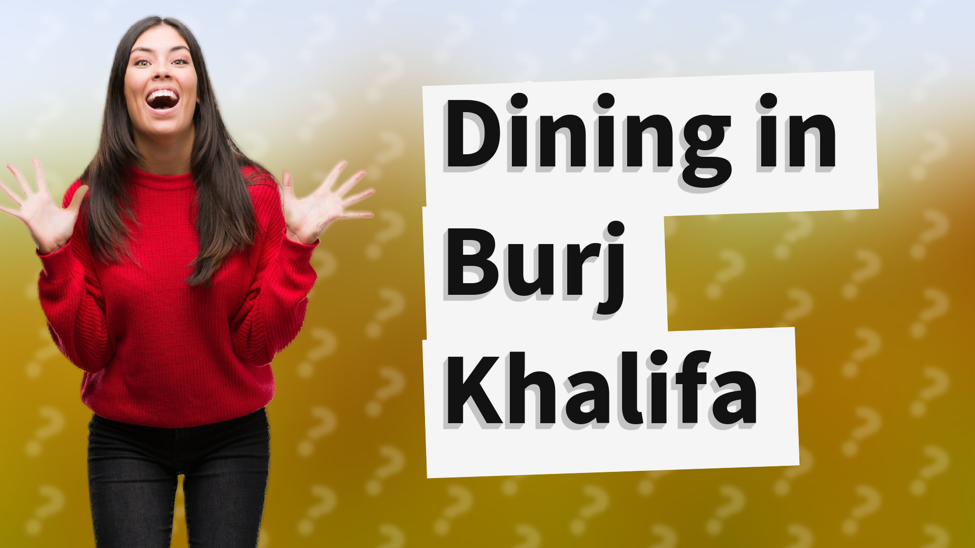 Dining in Burj Khalifa