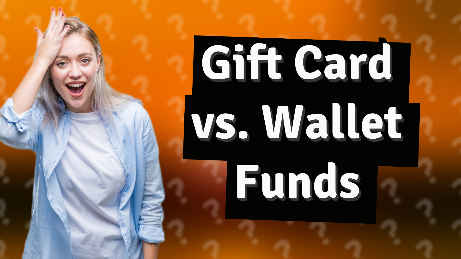 Gift Card vs. Wallet Funds
