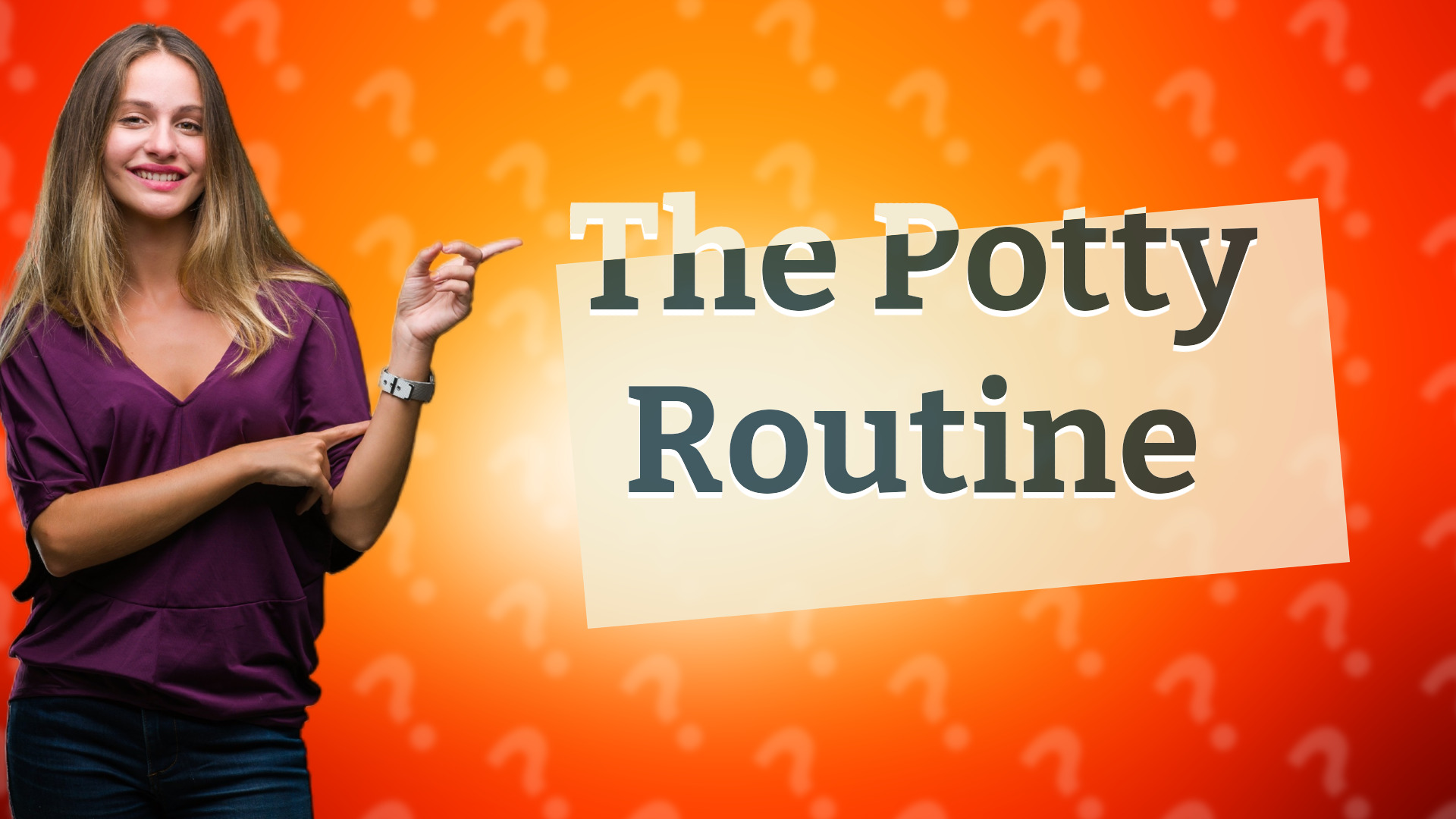 The Potty Routine