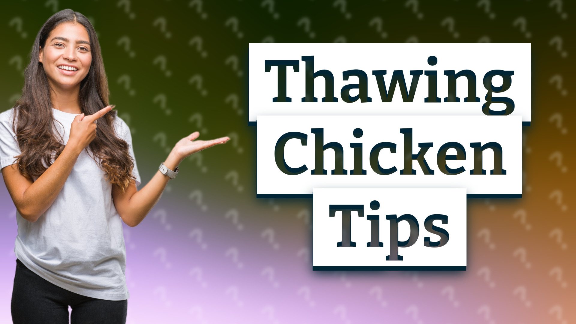 Thawing Chicken Tips