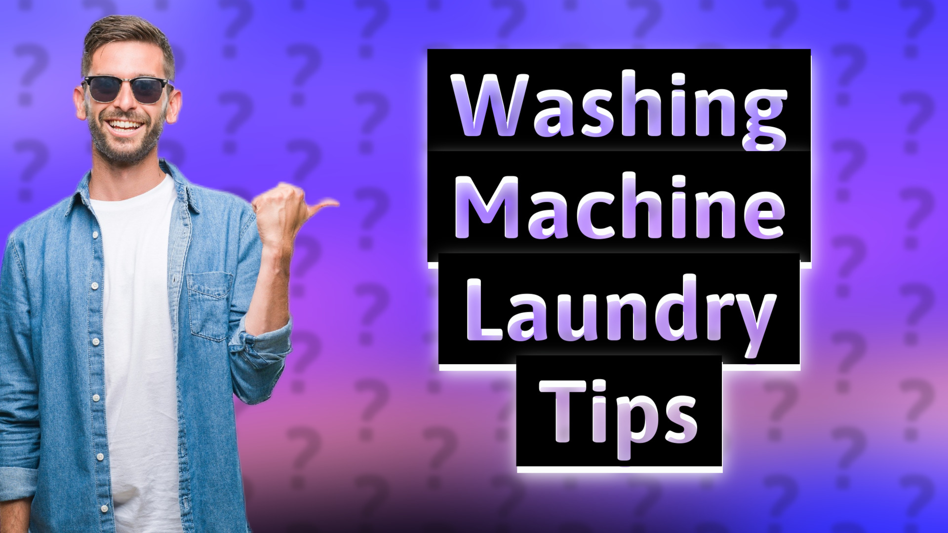 Washing Machine Laundry Tips