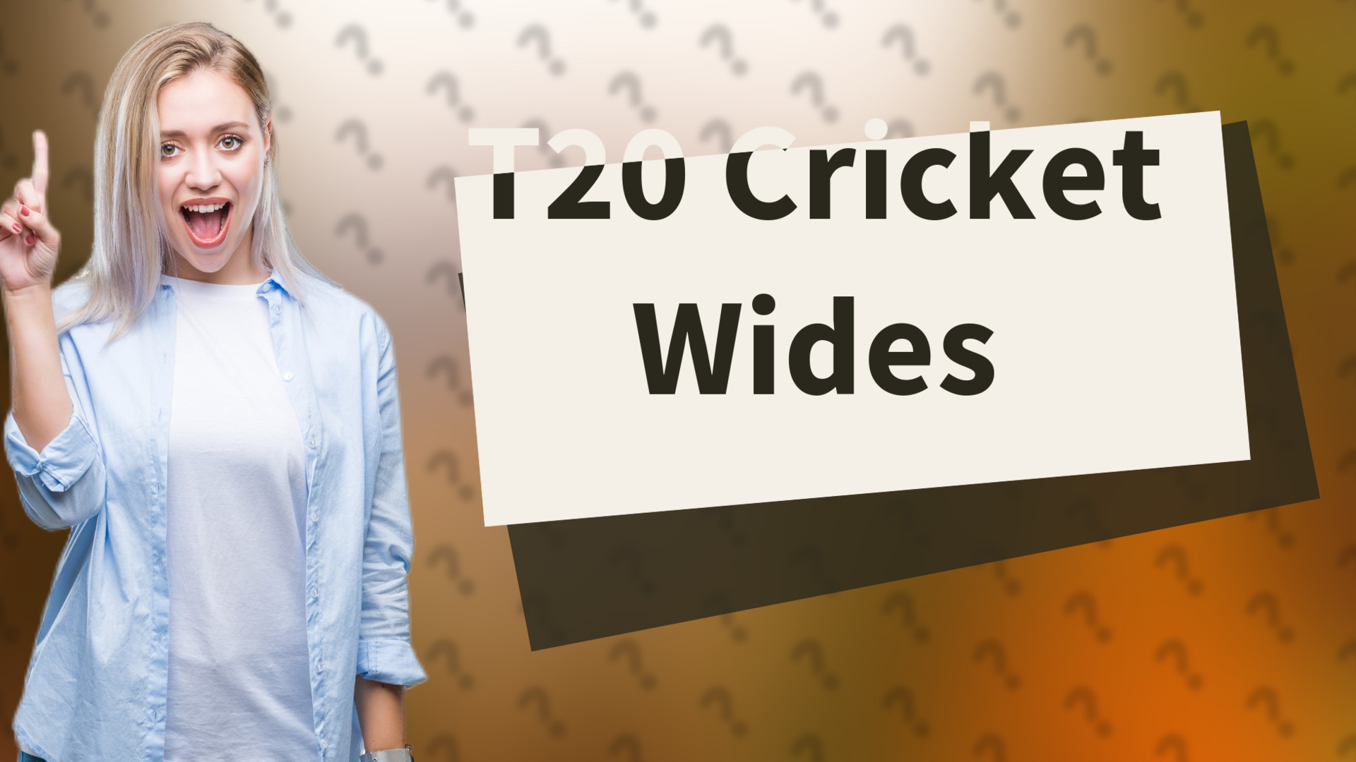 T20 Cricket Wides
