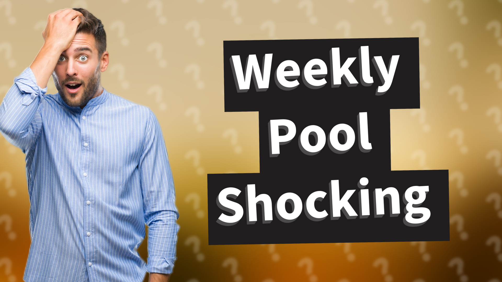 Weekly Pool Shocking