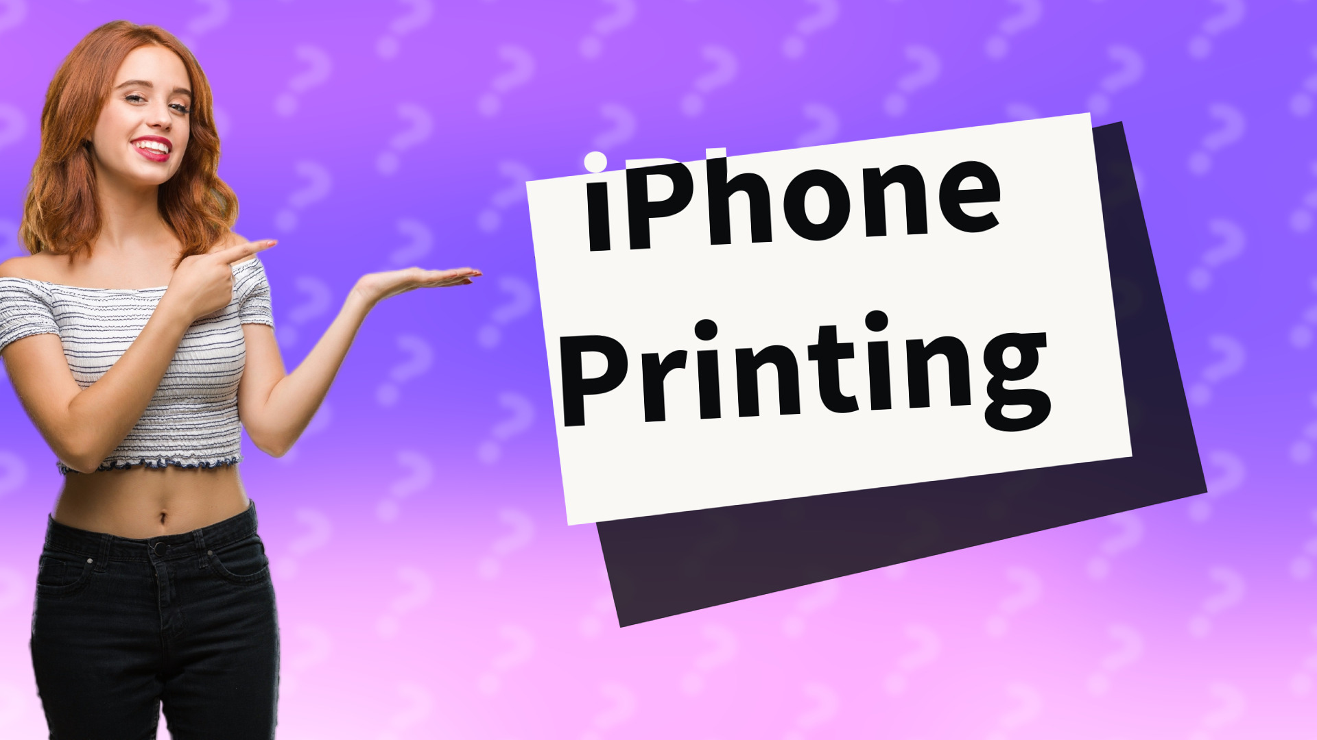 iPhone Printing