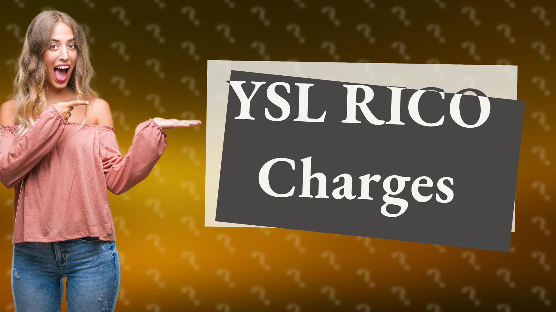 YSL RICO Charges