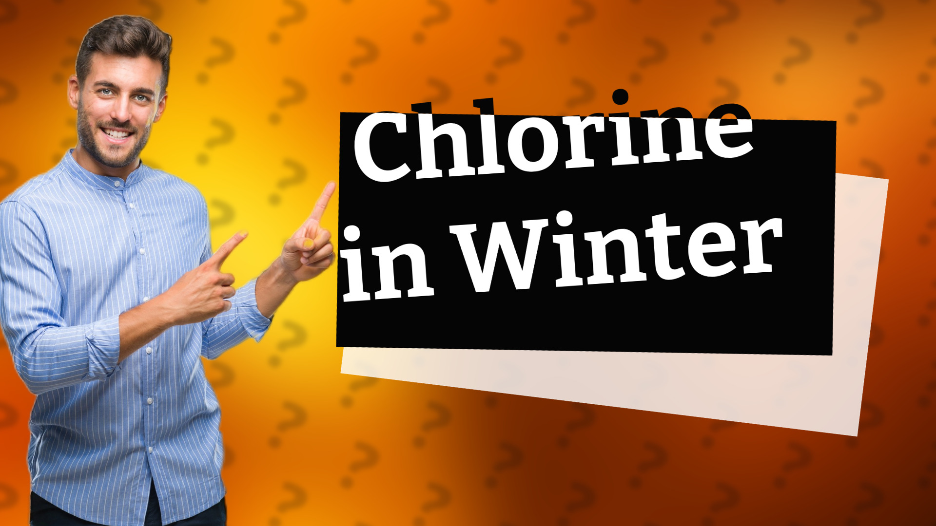 Chlorine in Winter