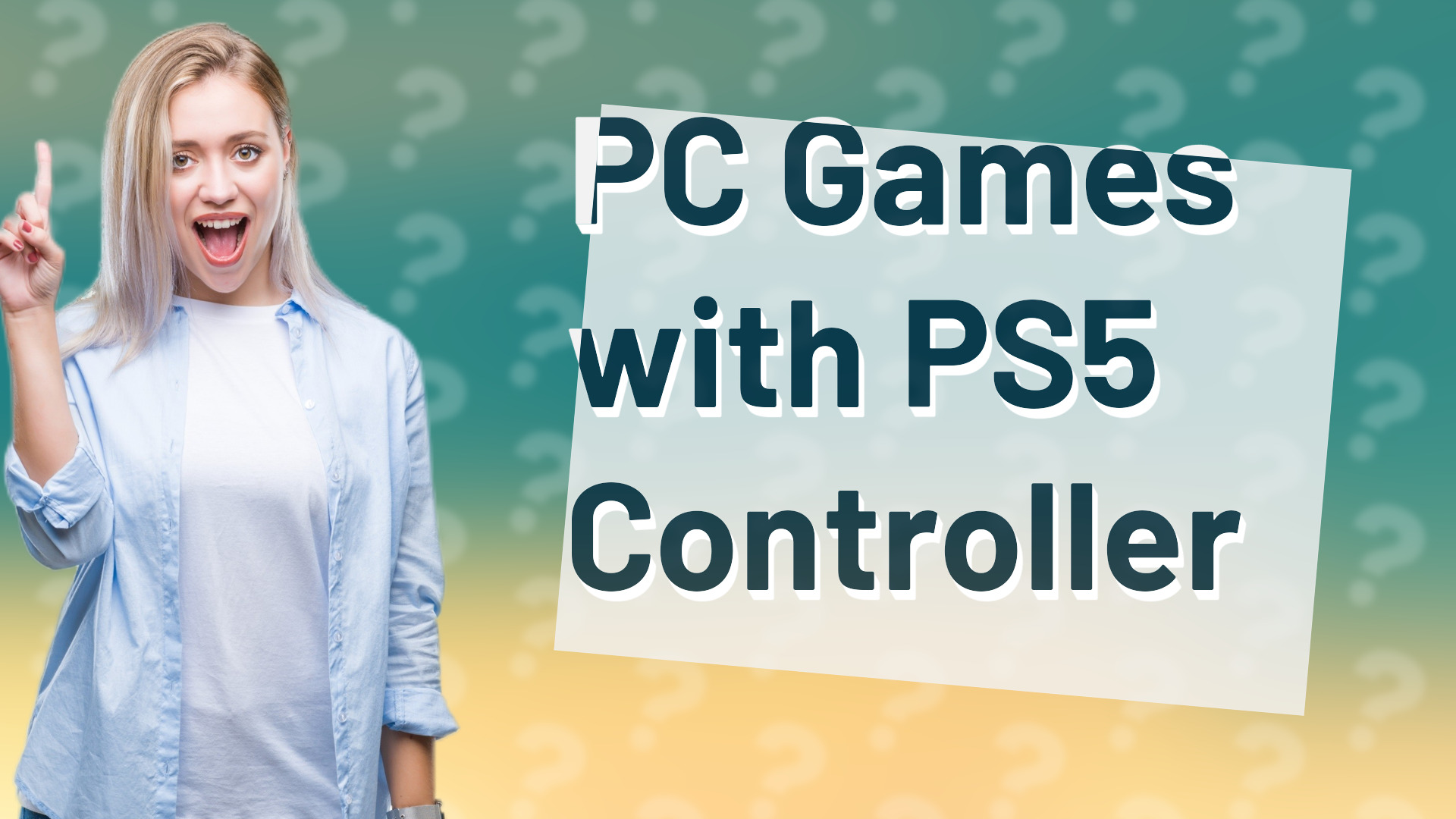 PC Games with PS5 Controller