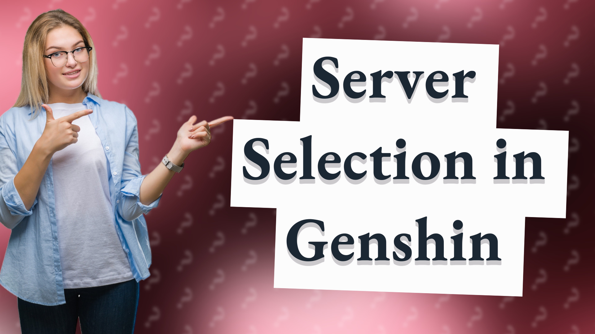 Server Selection in Genshin