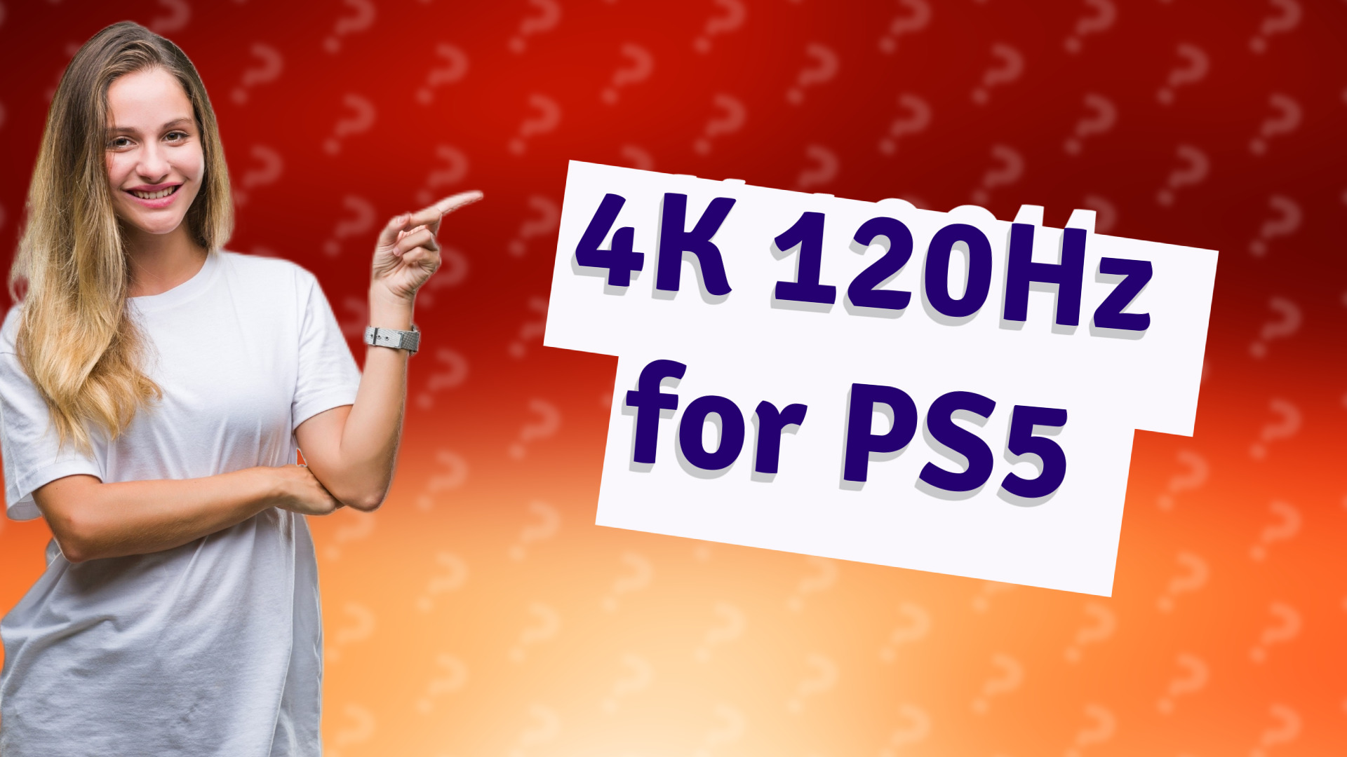 4K 120Hz for PS5