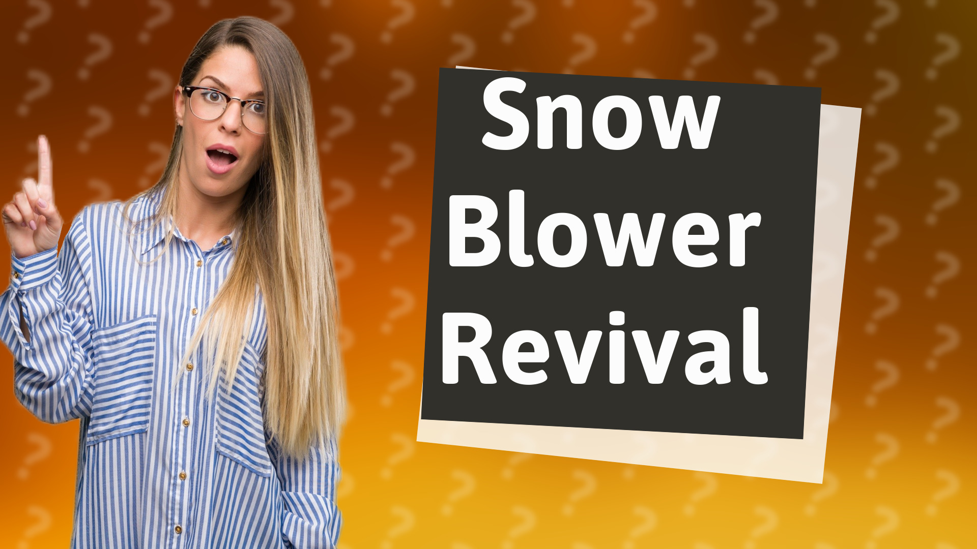 Snow Blower Revival