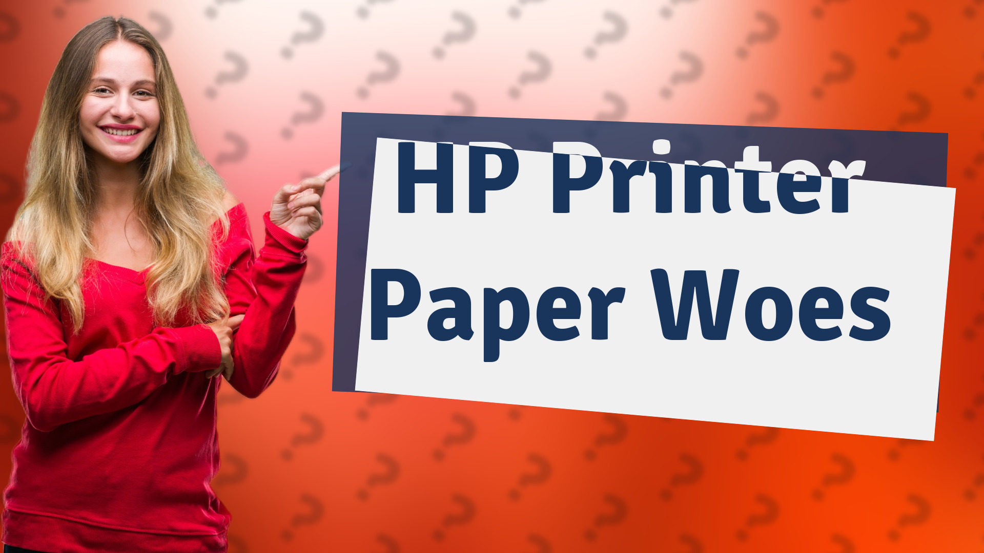 HP Printer Paper Woes