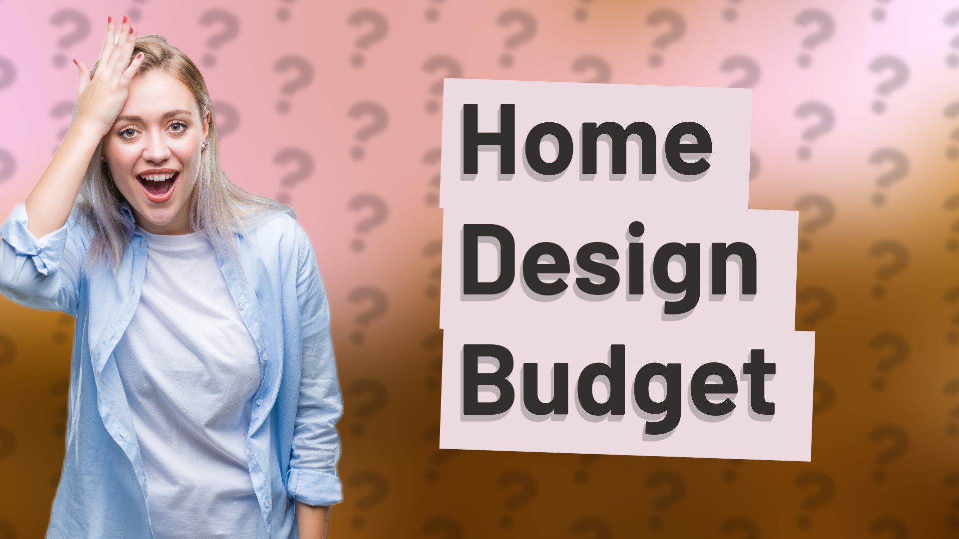 Home Design Budget
