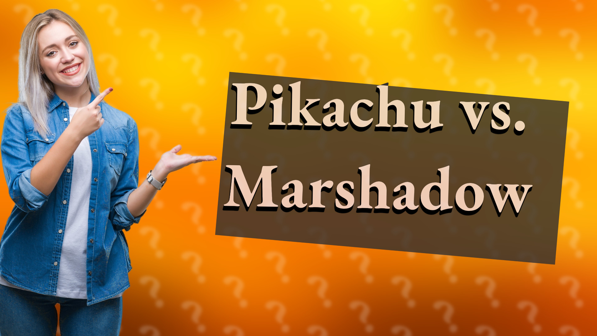 Pikachu vs. Marshadow