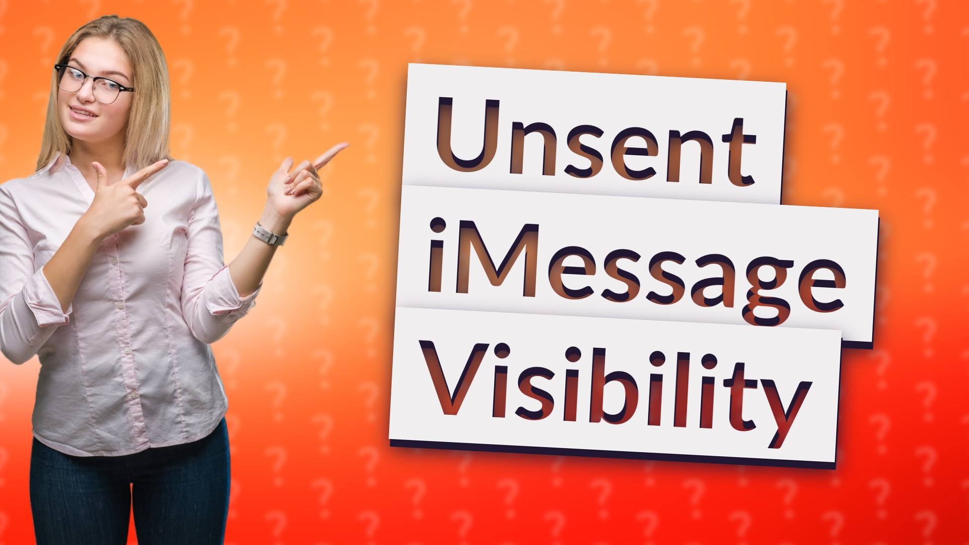 Unsent iMessage Visibility