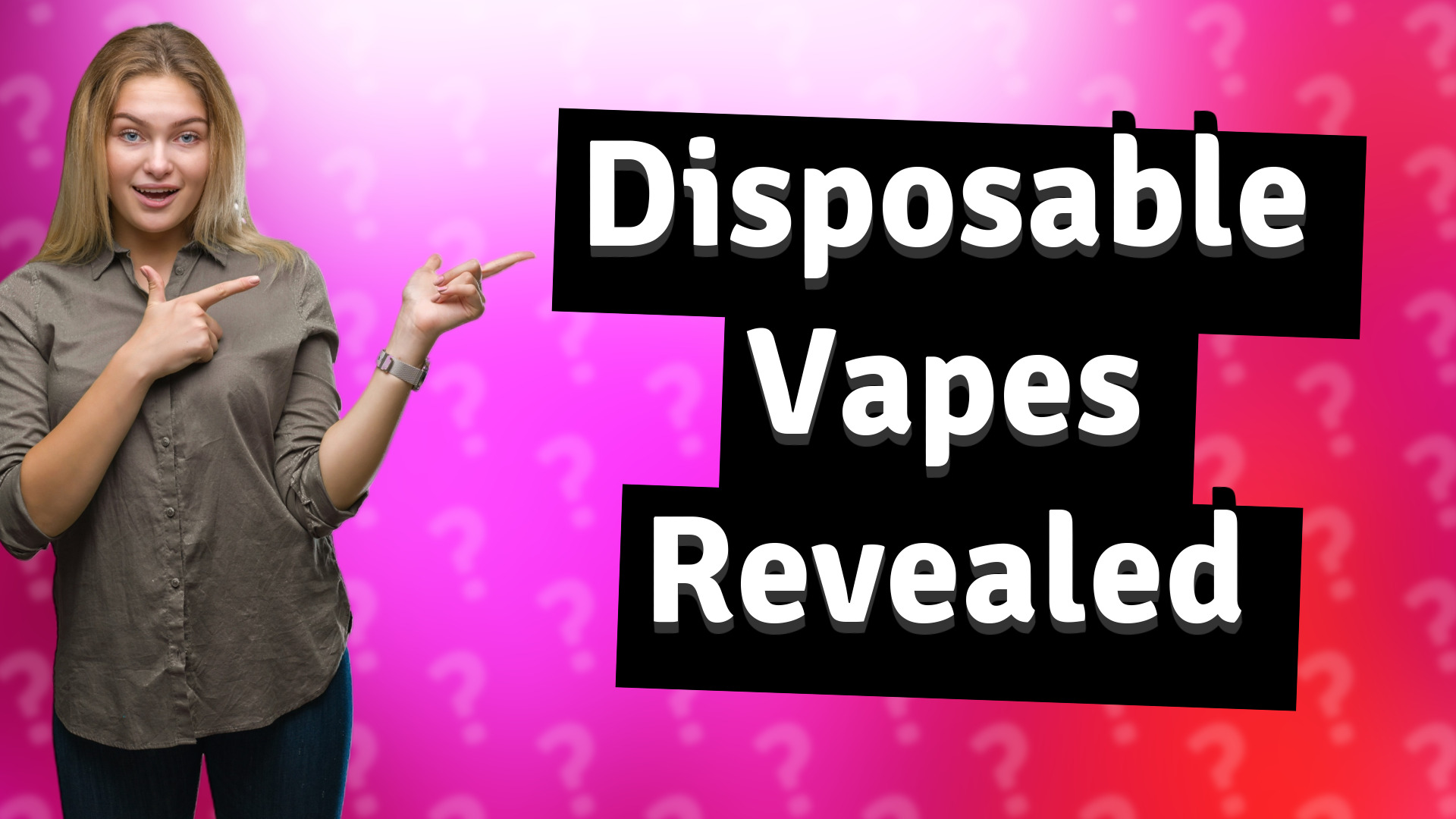 Disposable Vapes Revealed