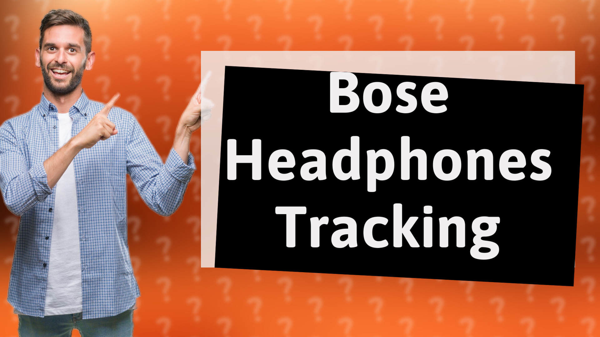 Bose Headphones Tracking