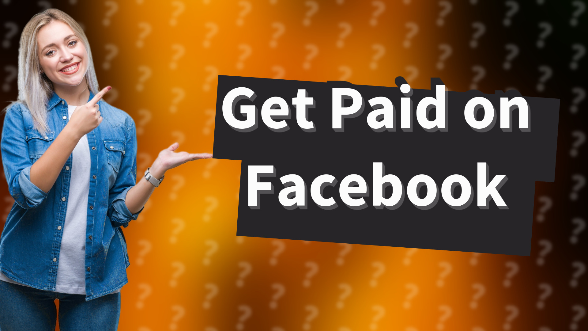Get Paid on Facebook