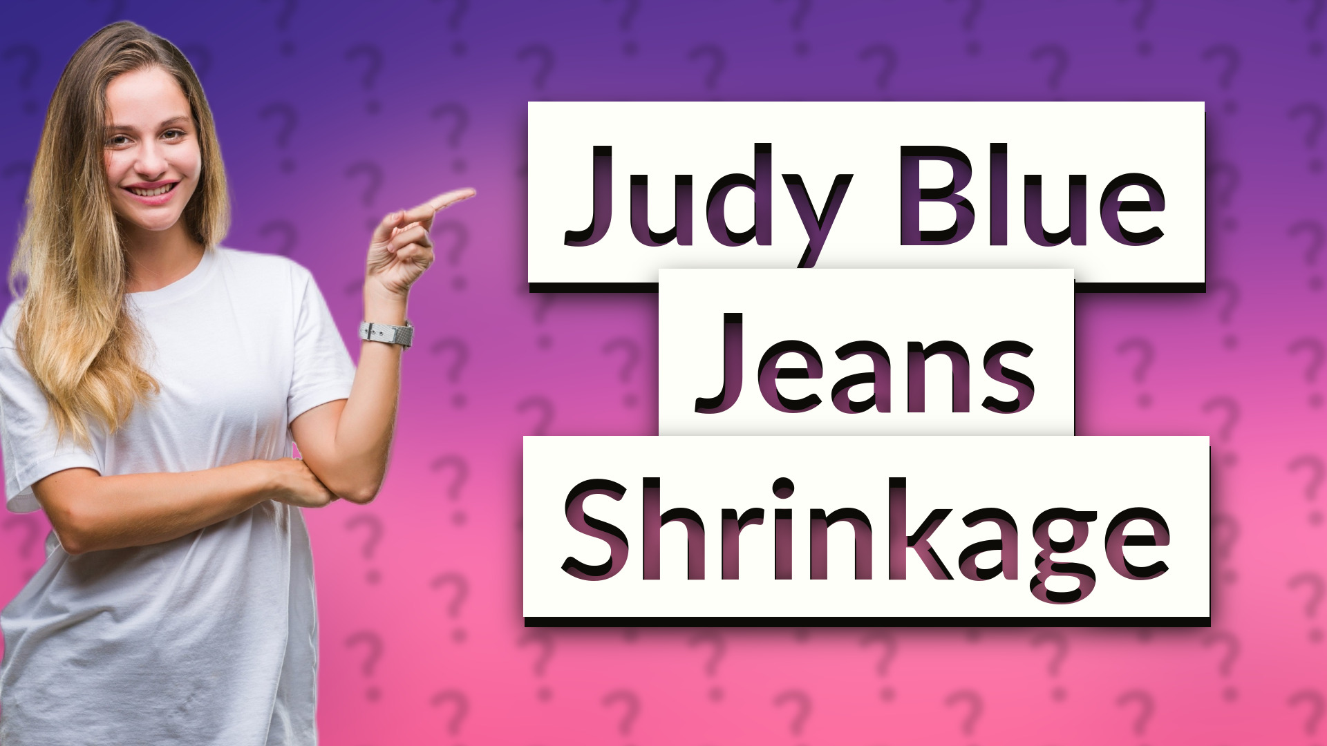 Judy Blue Jeans Shrinkage