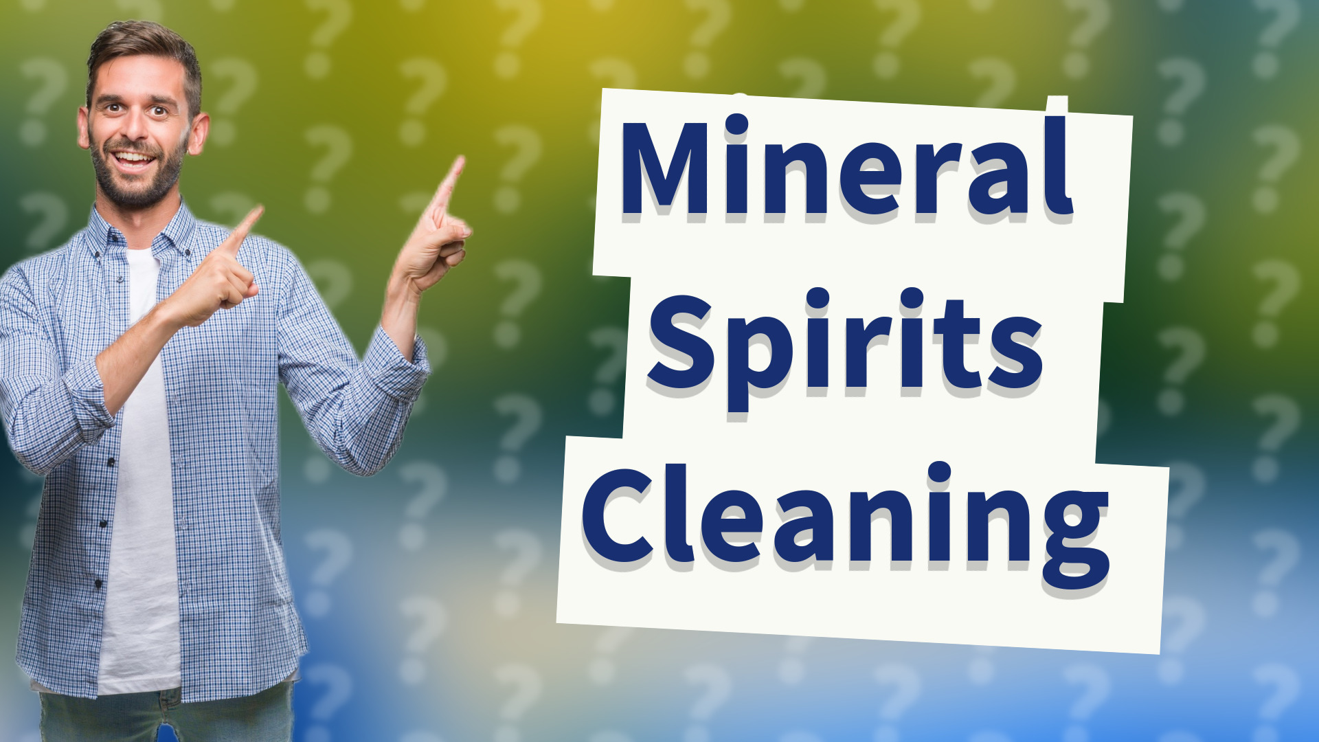 Mineral Spirits Cleaning