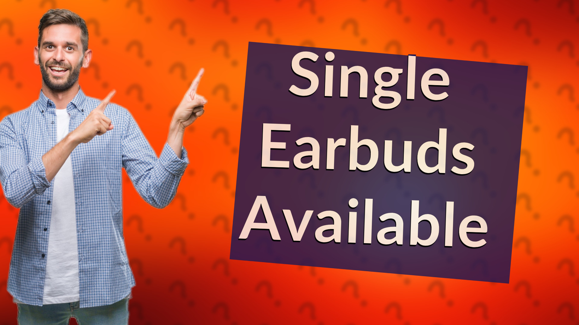 Single Earbuds Available