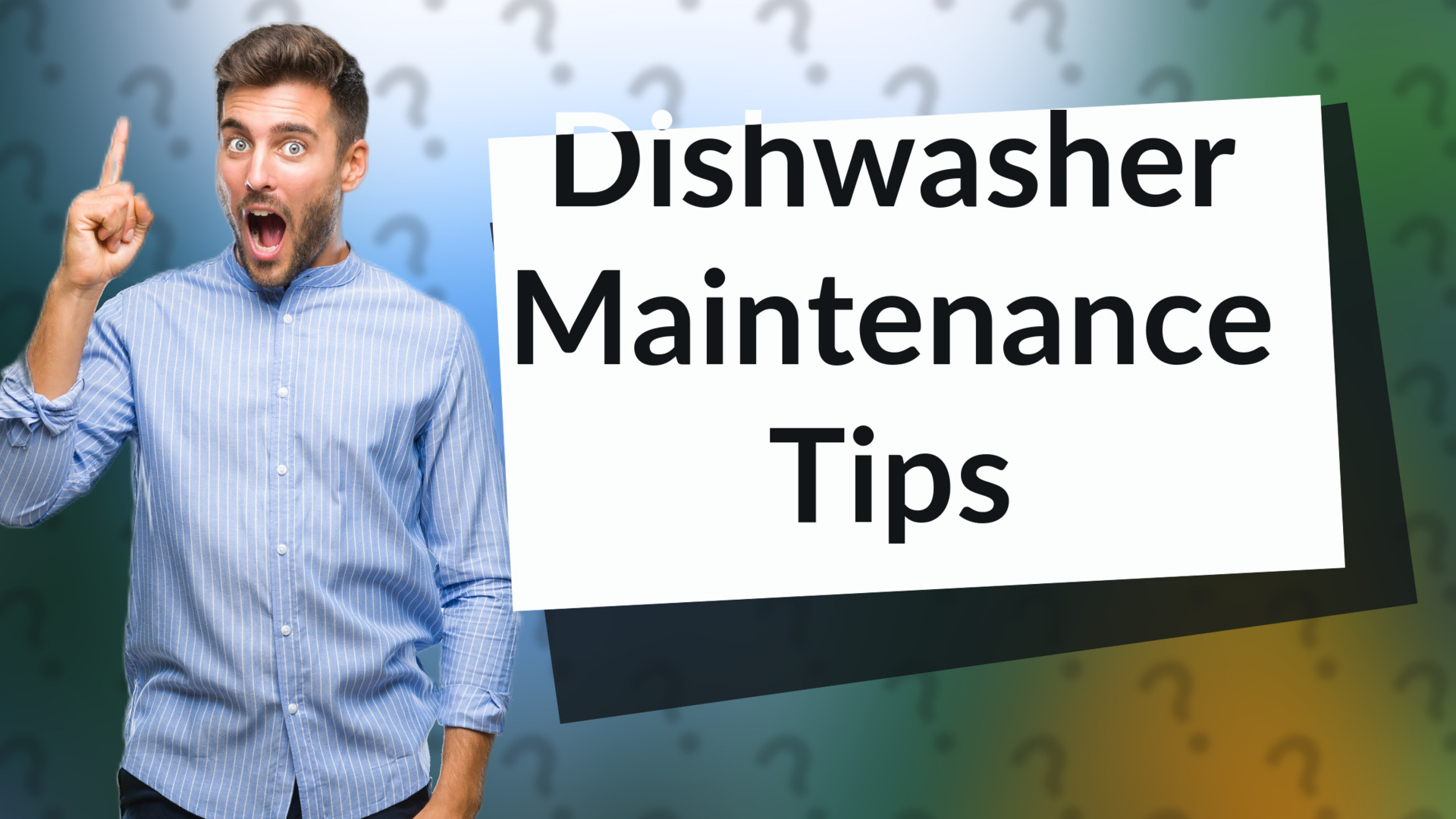 Dishwasher Maintenance Tips