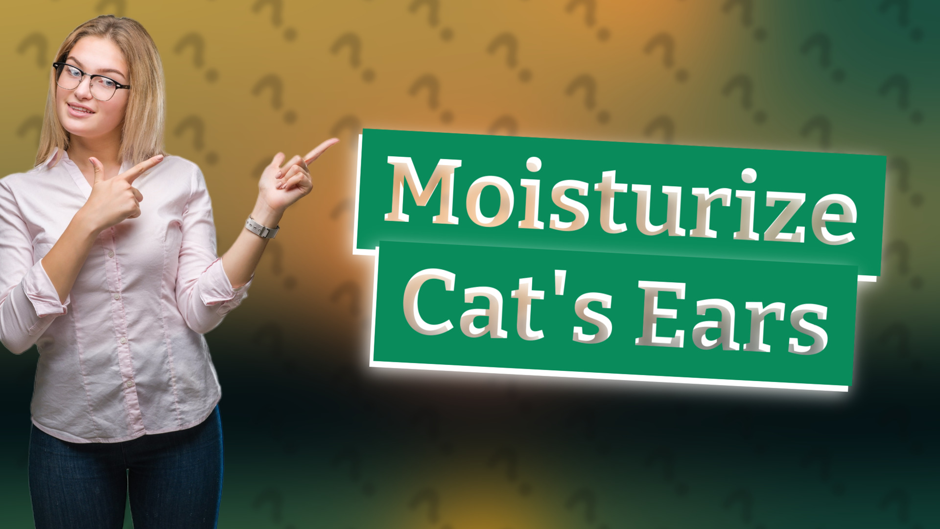 Moisturize Cat's Ears