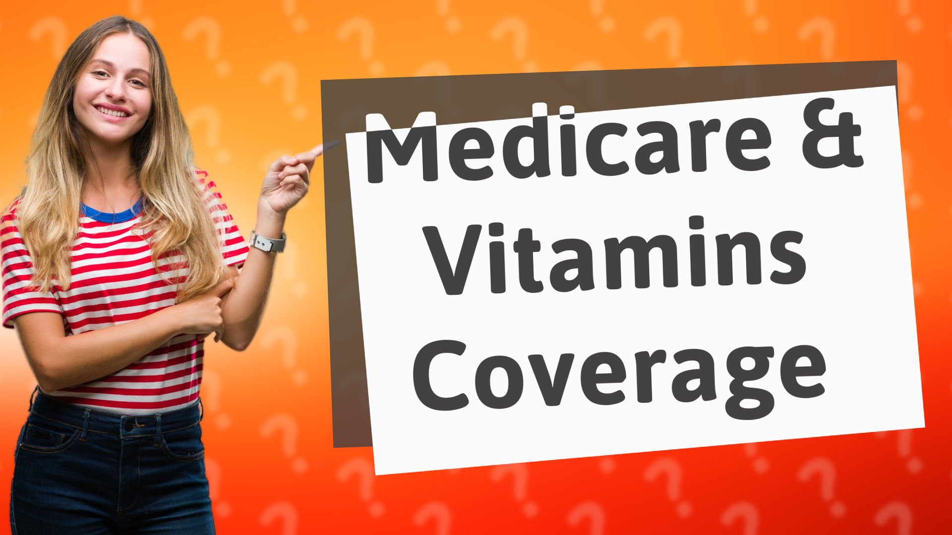 Medicare & Vitamins Coverage
