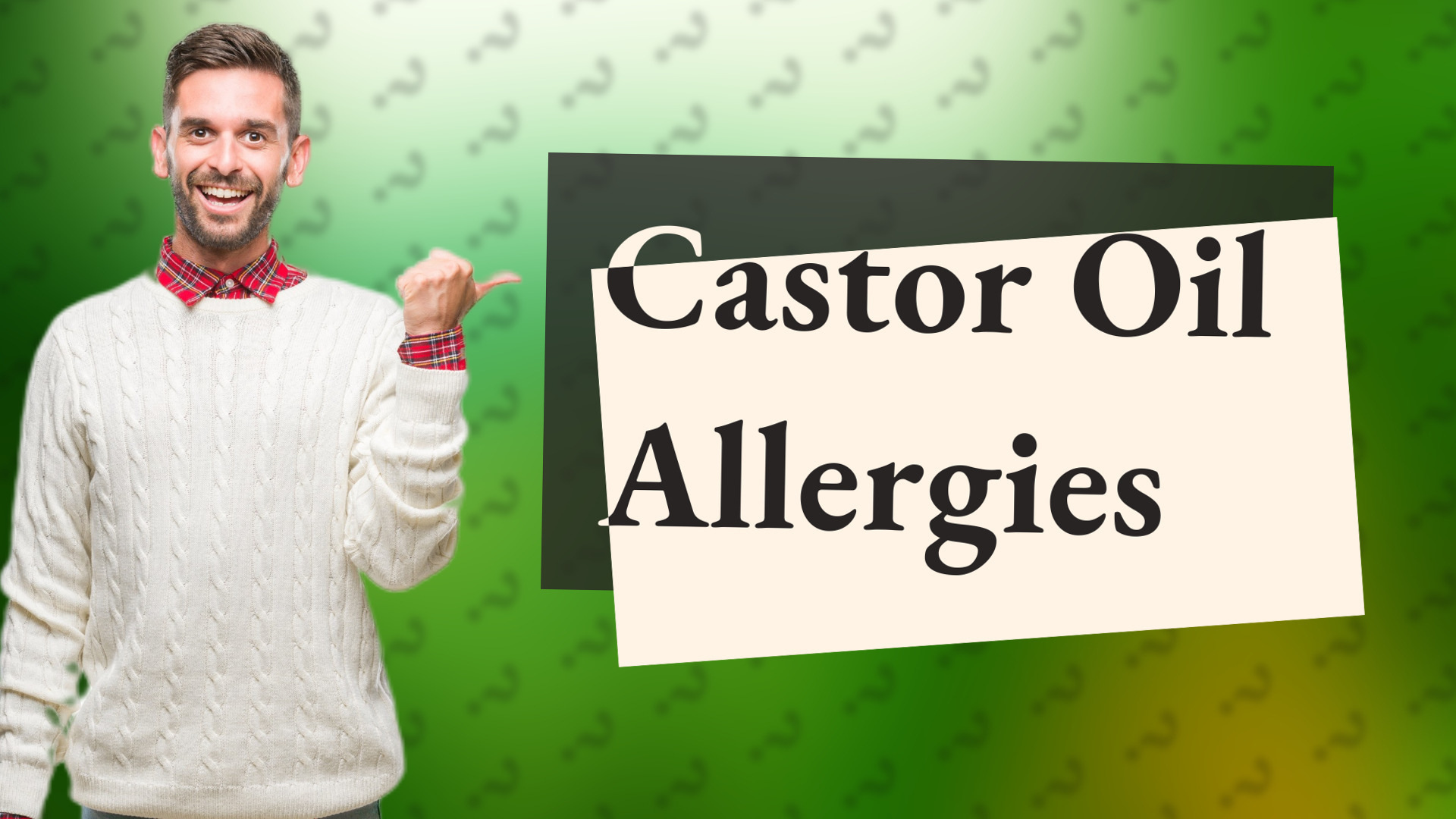 Castor Oil Allergies