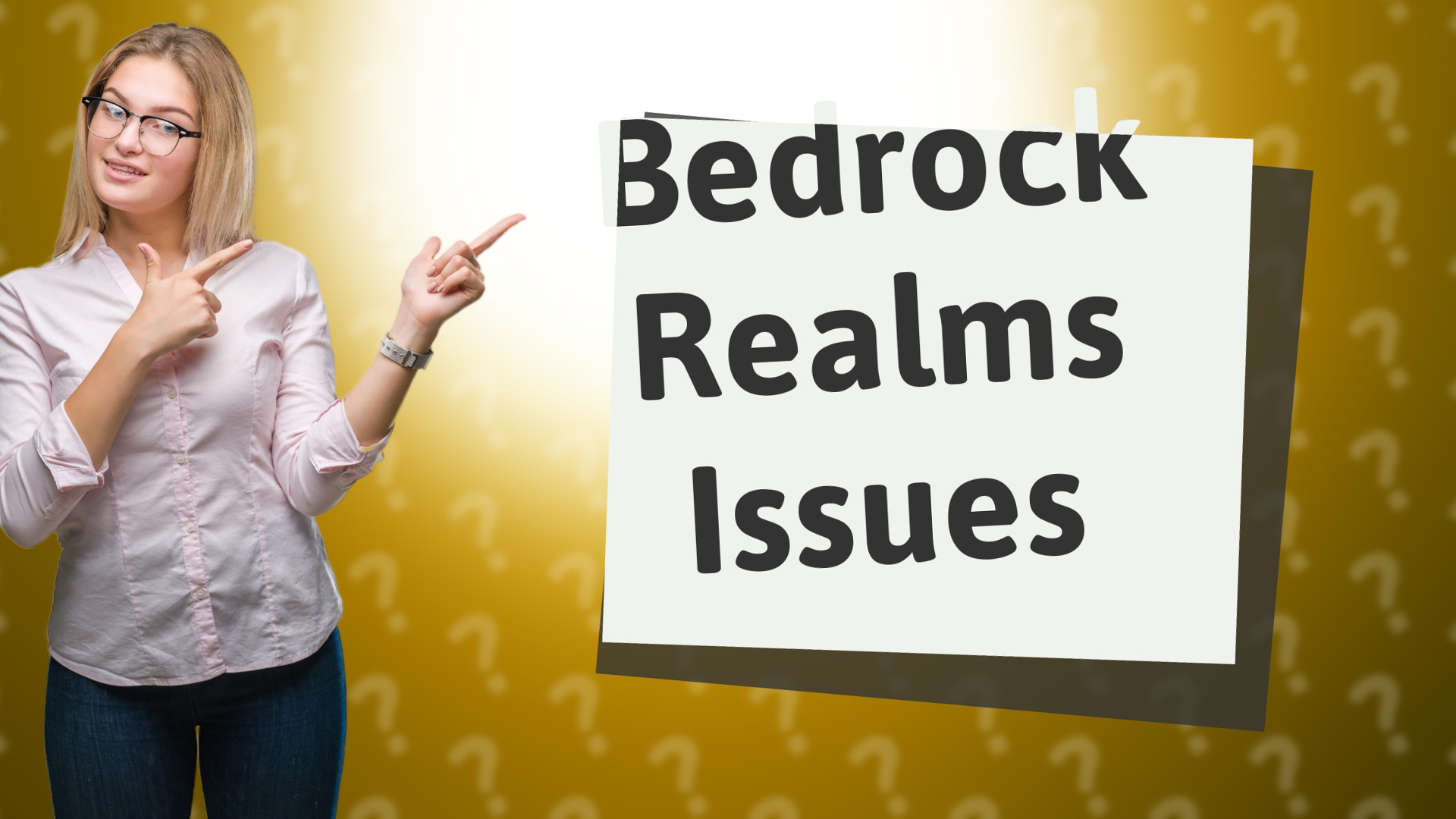Bedrock Realms Issues