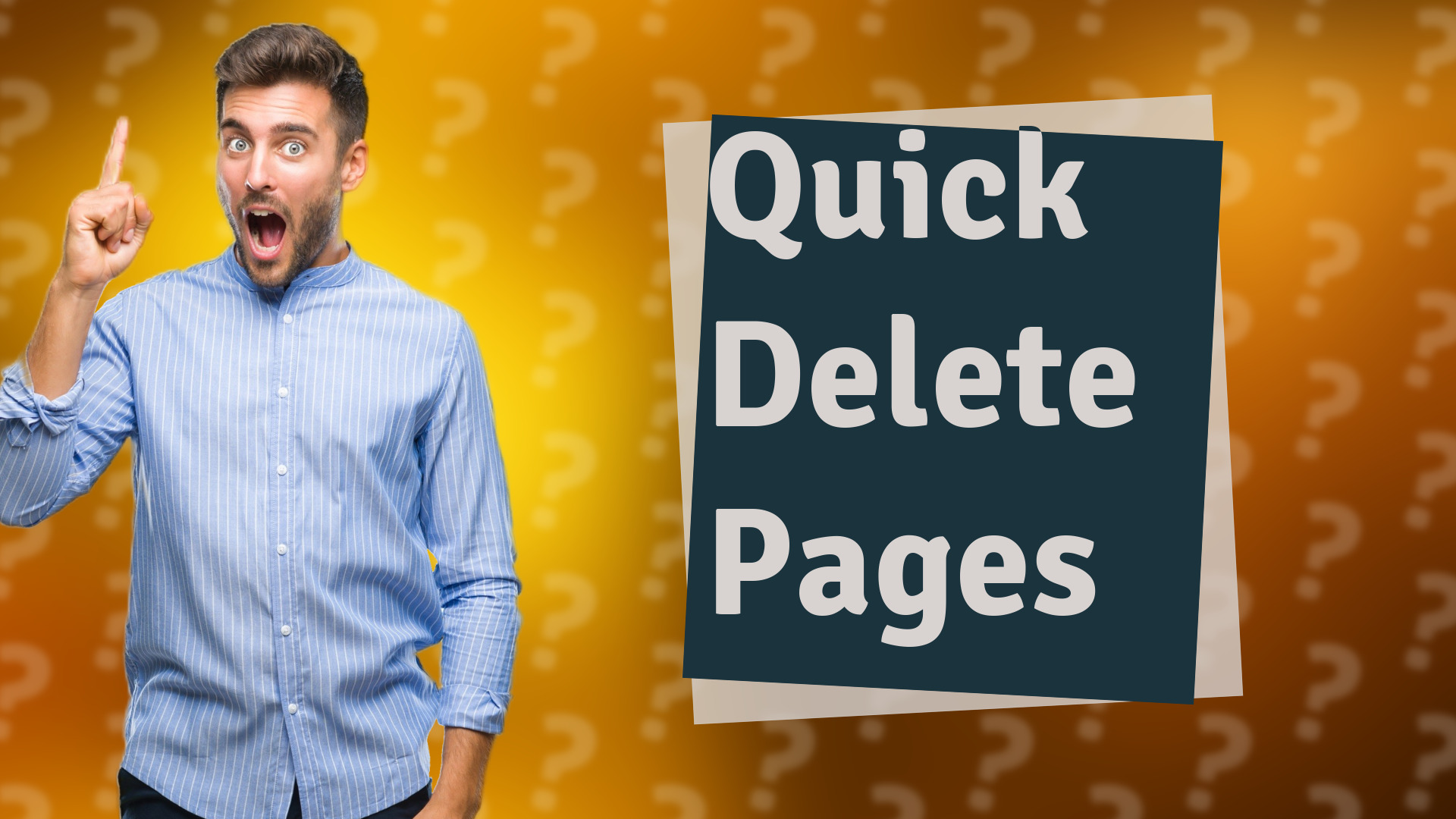 Quick Delete Pages