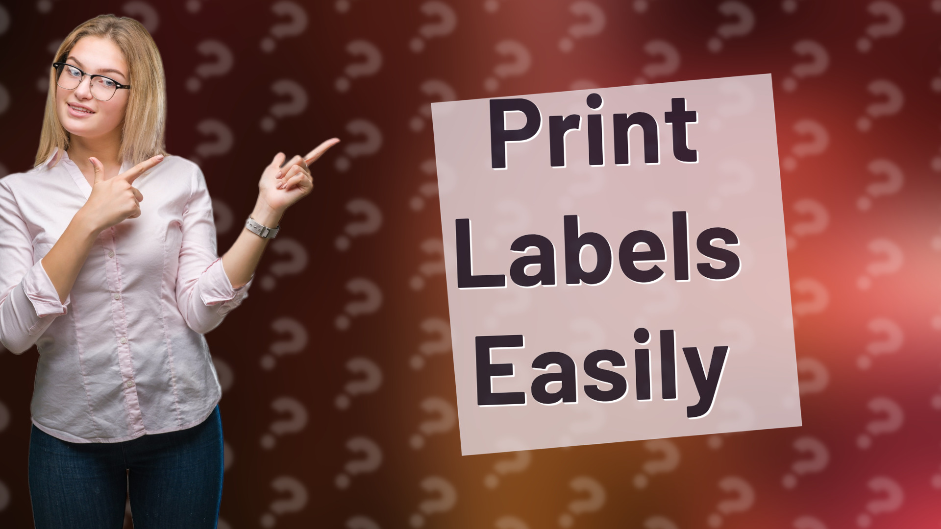 Print Labels Easily