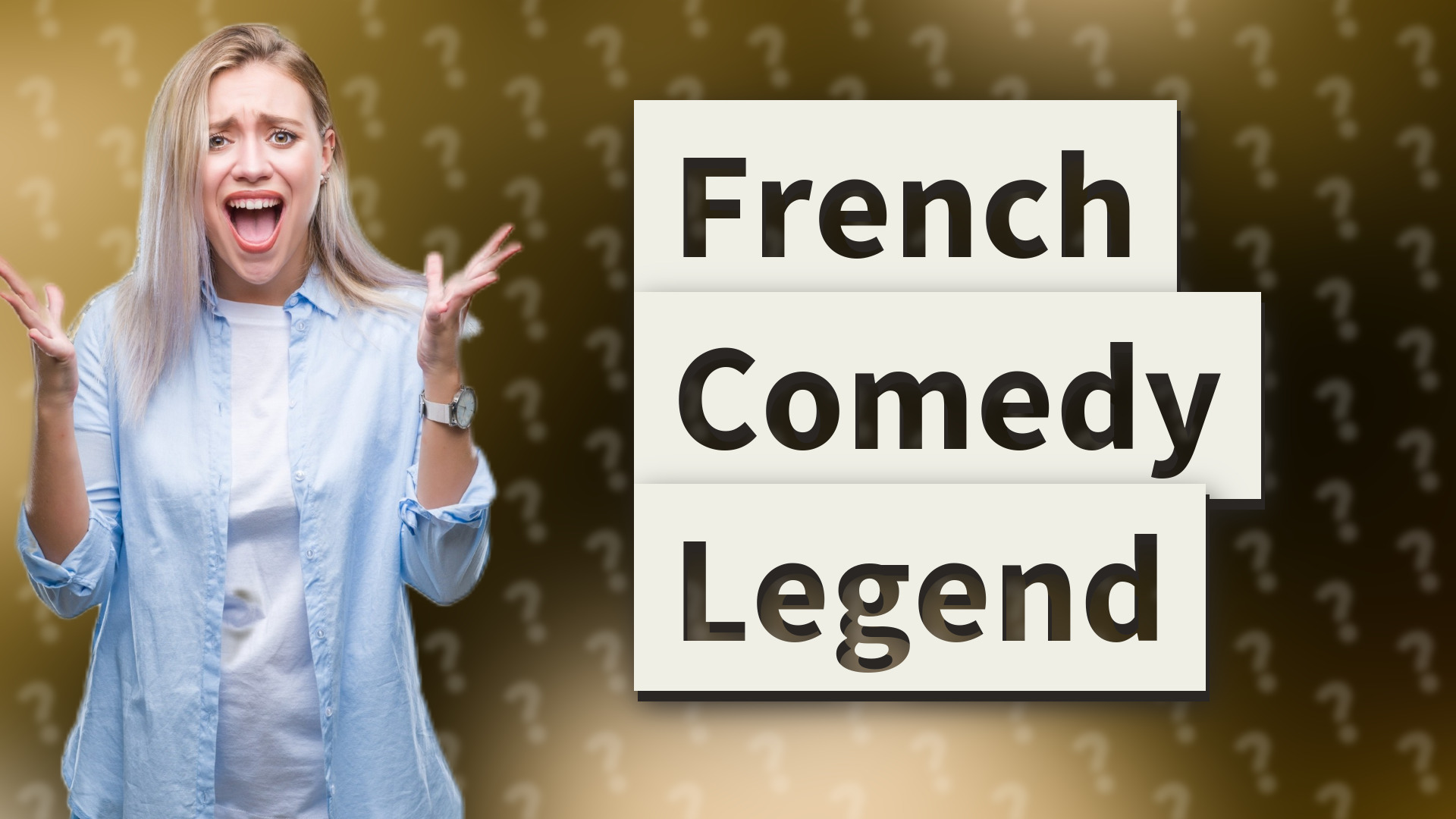 French Comedy Legend